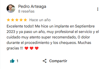 Comentario de paciente 2